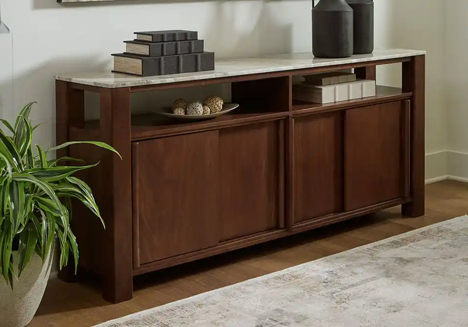 Tobinville Dark Brown Accent Cabinet - accent cabinets