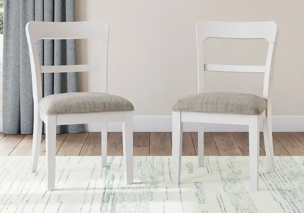 Greddinton White Dining Chair - chairs