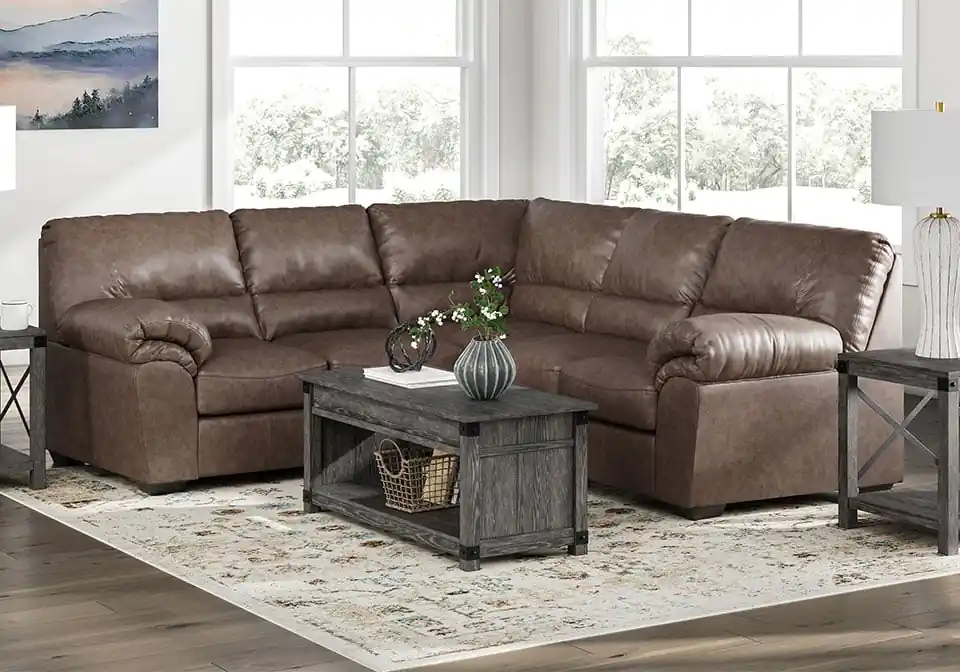 WillowBend Umber 2pc. Sectional - living room