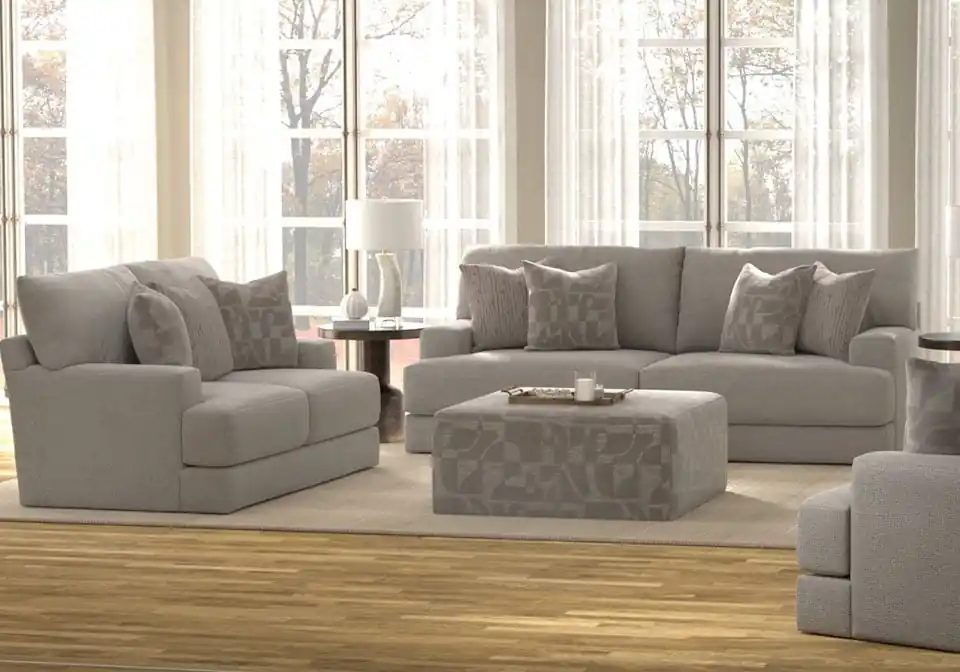 Zeke Cloud Sofa Set - living room