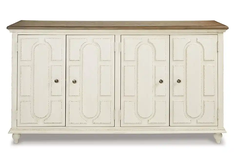 Roranville Antique White Accent Cabinet - accent cabinets