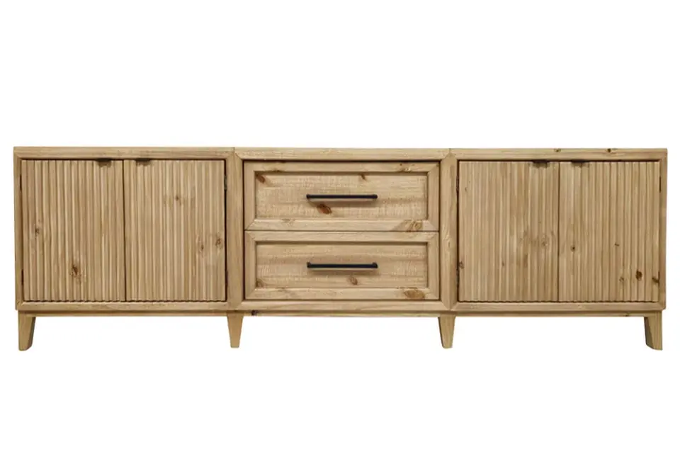 Warren Latte TV Stand - home office & entertainment
