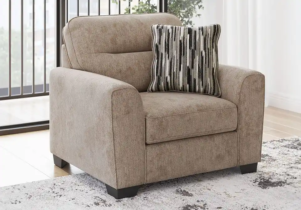 Olten Mocha Chair & 1/2 - chairs