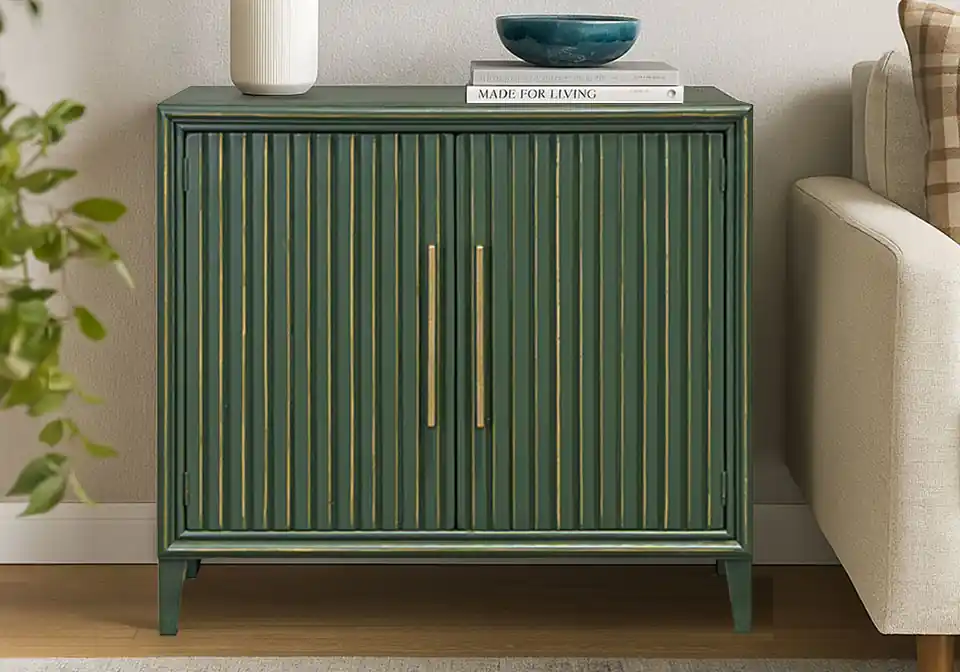 Riley Green Accent Console - accent cabinets