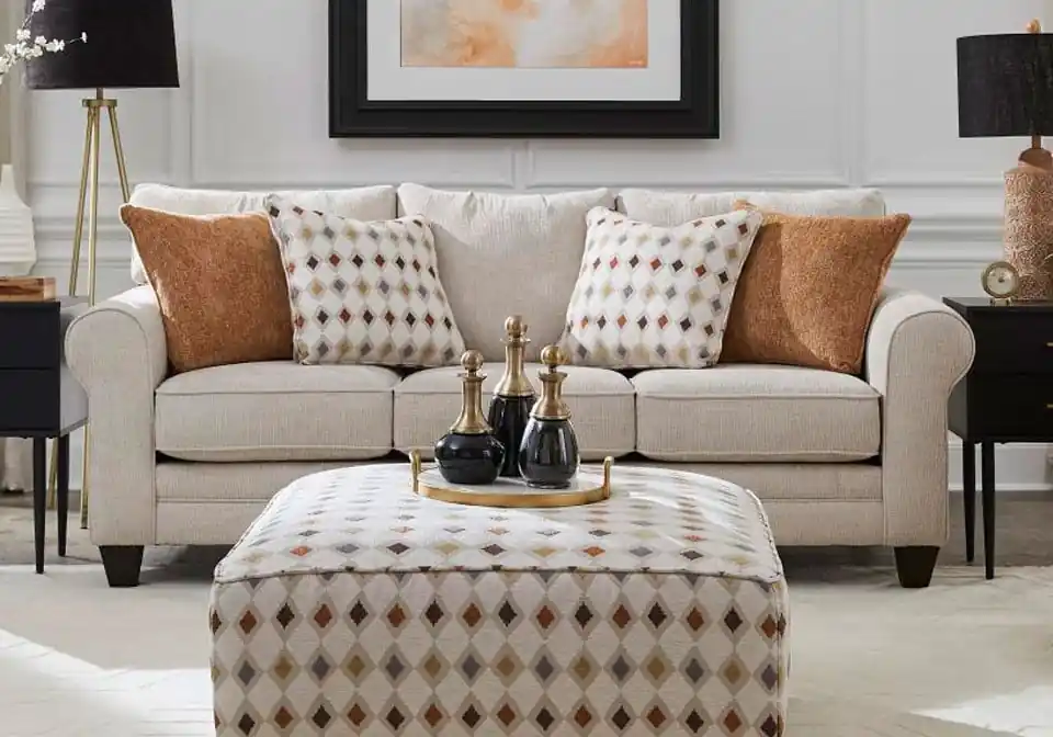 Wowza Sand Sofa - living room