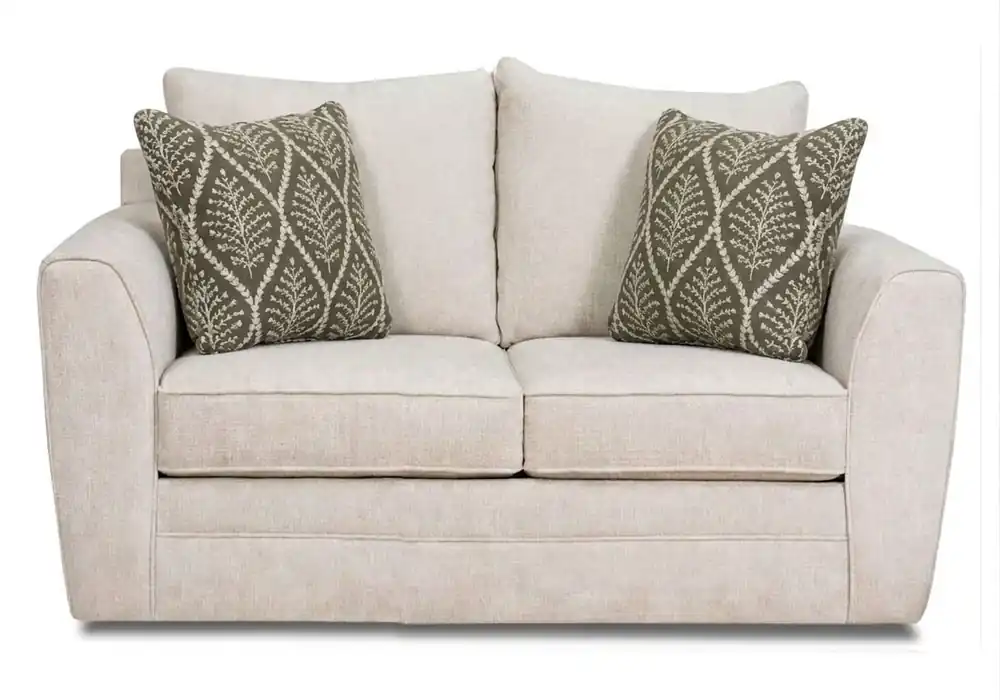 Wowza Sand Wayfarer Love Seat - living room